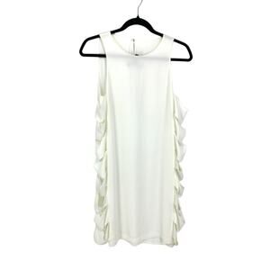 BCBGMaxAzria Eren Dress Women's Size 4 Cutout Sides White Shift NEW